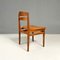 Dänische Mid-Century Modern Stühle aus Teak & Cognacfarbenem Leder, 1960er, 2er Set 4