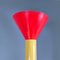 Lámpara de pie Callimaco italiana moderna de acero coloreado de Sottsass para Artemide, años 80, Imagen 5