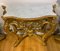 Tuscan White Marble Golden Console Table, 1830s 6