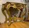 Tuscan White Marble Golden Console Table, 1830s 7