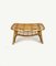 French Riviera Bamboo & Rattan Coffee Table with Magazine Rack, Italy, 1960s 3