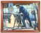 Gandini, Welder, 1982, Oil on Panel, Framed, Image 1