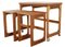 Triform Metamorphic Twist & Turn Langthorne Nesting Tables from McIntosh, Set of 3, Image 9