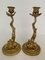 19th Century Napoleon III Triton Bronze Dore Candleholders, Set of 2 2