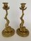 Napoleon III Triton Dore Kerzenhalter aus Bronze, 19. Jh., 2er Set 1