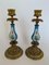 Napoleon III Candlesticks in Bronze and Paris Porcelain, Set of 2 2
