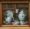 A. Kempendez, Still Life with Chinese Porcelain, 20th Century, Oil on Panel, Framed 4