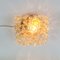 Mid-Century Amber Bubble Glass Ceiling Lamp attributed to Helena Tynell for Limburg, Germany, 1970s, Image 7