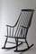 Black Grandessa Rocking Chair in Beech by Lena Larsson for Nesto, 1960s 1