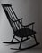 Black Grandessa Rocking Chair in Beech by Lena Larsson for Nesto, 1960s 3