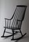 Black Grandessa Rocking Chair in Beech by Lena Larsson for Nesto, 1960s 6