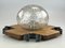 German Brutalist Wall Lamp in Glass from Kaiser Lamps, 1960s 6