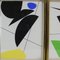 Mercedes Clemente, Abstract Compositions, Silk-Screens, 2000s, Set of 2 6