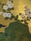 Japanischer Raumteiler mit Enten unter goldenen Wolken, 1920er 7
