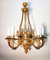 Lámpara de araña estilo Luis XVI de bronce de finales del siglo XIX, Imagen 5