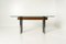 Vintage Italian Glass, Wood and Metal Dining Table, 1970s 2