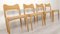 Oak Dining Chairs by Arne Hovmand Olsen for Mogens Kold, 1960s, Set of 4 12