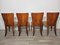 Chaises de Salle à Manger Art Déco par Jindrich Halabala, 1940s, Set de 4 7