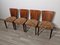 Art Deco Dining Chairs by Jindrich Halabala, 1940s, Set of 4 6