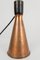 Vintage Tischlampe aus Messing von Artisan, 1970er 4