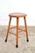 Vintage Stool in Beech, 1960s, Image 1