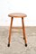 Vintage Stool in Beech, 1960s 4