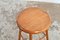 Vintage Stool in Beech, 1960s 3