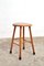 Vintage Stool in Beech, 1960s, Image 2