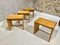 Les Arcs Hocker aus Pinienholz von Charlotte Perriand, 4er Set 9