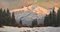 Paesaggio alpino, inizio XX secolo, olio su tela, in cornice, Immagine 1