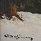 Paesaggio alpino, inizio XX secolo, olio su tela, in cornice, Immagine 8