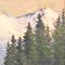 Paesaggio alpino, inizio XX secolo, olio su tela, in cornice, Immagine 7