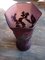Purple Glass Vase with Etain Applied Decor, 1920s, Image 7