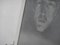 Mina Anselmi, Face of Man, 1935, Charcoal Drawing, Framed 5