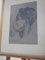 Mina Anselmi, Man, 1940, Charcoal Drawing, Framed 9