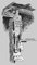 Gancio Nuristan antico intagliato a mano, Afghanistan, fine XIX secolo, Immagine 12