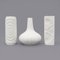 Ceramic Vases in White by Martin Freyer for Rosenthal Studio-Line, 1970s, Set of 3, Image 2