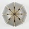 German Dome Shaped Flush Mount from Peill & Putzler, 1970s, Image 3