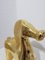 Caballo de cerámica dorado de Alvino Bagn, Italia, años 60, Imagen 12