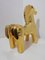 Golden Ceramic Horse by Alvino Bagn, Italy, 1960s 11