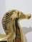 Golden Ceramic Horse by Alvino Bagn, Italy, 1960s 4