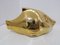 Golden Ceramic Fish by Alvino Bagni, Italy, 1960s 2