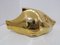 Pez de cerámica dorado de Alvino Bagni, Italia, años 60, Imagen 2