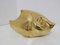 Golden Ceramic Fish by Alvino Bagni, Italy, 1960s 1