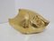 Golden Ceramic Fish by Alvino Bagni, Italy, 1960s, Image 1