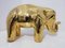 Goldener Keramik Elefant von Alvino Bagni, Italien, 1960er 1