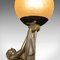 Lámpara de mesa Art Déco vintage, años 30, Imagen 9