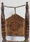 Afghanischer niedriger Zedernholz Stuhl, 1890er 10
