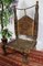 Afghanischer niedriger Zedernholz Stuhl, 1890er 4