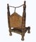 Afghanistan Low Cedar Chair, 1890s, Image 6